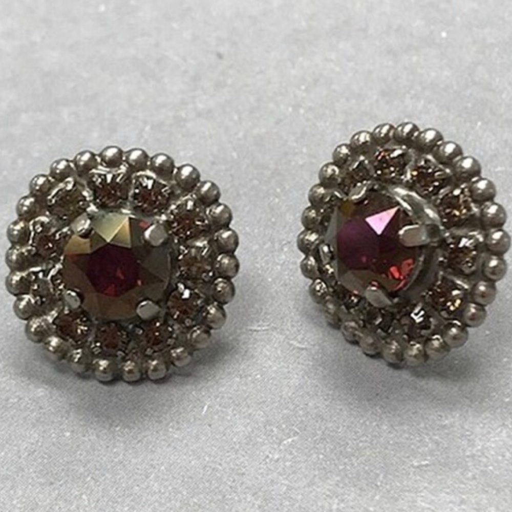 Sorrelli Ant.Silver/Mahogany Earrings,NWT